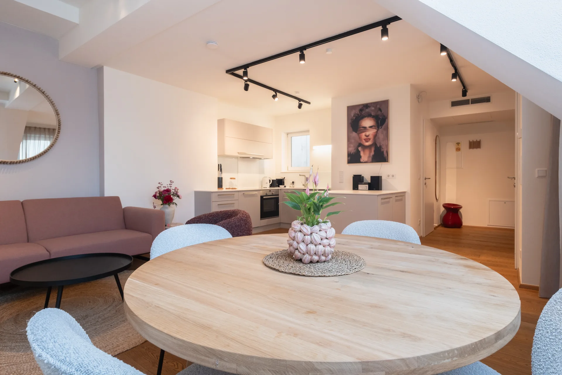 Mini Mint — open plan living and kitchen